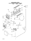 ICEMAKER Diagram and Parts List for GD2LHGXLQ04  Whirlpool Refrigerator