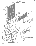 UNIT Diagram and Parts List for ET18JKXMWR2  Whirlpool Refrigerator