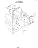 LINER Diagram and Parts List for ET18SCXMWR1  Whirlpool Refrigerator