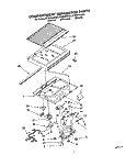 COMPARTMENT SEPARATOR Diagram and Parts List for ET22DKXAB04  Whirlpool Refrigerator