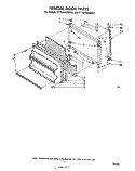 FREEZER DOOR Diagram and Parts List for ET18JKXMWR3  Whirlpool Refrigerator