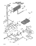 UNIT Diagram and Parts List for ET18DKXWW00  Whirlpool Refrigerator