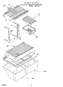 SHELF, LIT/OPTIONAL Diagram and Parts List for ET20NKXFN01  Whirlpool Refrigerator