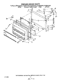 FREEZER DOOR Diagram and Parts List for ET20DKXVF07  Whirlpool Refrigerator