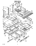 SHELF, LIT/OPTIONAL Diagram and Parts List for ET18RKXYN00  Whirlpool Refrigerator