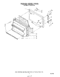 FREEZER DOOR Diagram and Parts List for ET18SKRSW02  Whirlpool Refrigerator