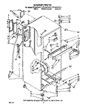 CABINET Diagram and Parts List for ET18GKXWN11  Whirlpool Refrigerator