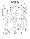 CHASSIS PARTS Diagram and Parts List for TES355MB4  Estate Range