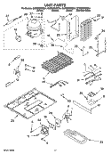 UNIT PARTS Diagram and Parts List for GC5SHEXNQ04  Whirlpool Refrigerator