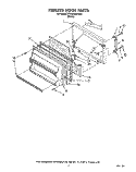 FREEZER DOOR Diagram and Parts List for ET18SKRWW02  Whirlpool Refrigerator