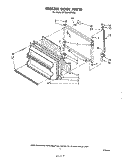 FREEZER DOOR Diagram and Parts List for ET18GKXSW00  Whirlpool Refrigerator