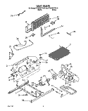 UNIT Diagram and Parts List for ET20RKXYW10  Whirlpool Refrigerator