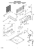 UNIT PARTS Diagram and Parts List for ET8CHMXKB04  Whirlpool Refrigerator