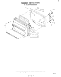 Part Location Diagram of 1100036 Whirlpool Panel, Freezer Door (Also Order Item 15) (Almond)