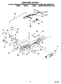 CONTROL PARTS Diagram and Parts List for GD5SHAXNT01  Whirlpool Refrigerator