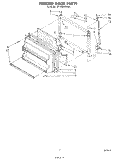 FREEZER DOOR Diagram and Parts List for ET18AKXSW02  Whirlpool Refrigerator