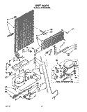 UNIT Diagram and Parts List for ET18SKRSW03  Whirlpool Refrigerator