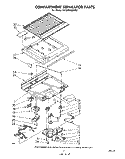 COMPARTMENT SEPARATOR Diagram and Parts List for ET18TKXMWR0  Whirlpool Refrigerator