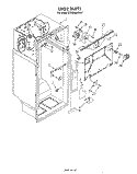 LINER Diagram and Parts List for ET22DMXVW01  Whirlpool Refrigerator