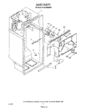 LINER Diagram and Parts List for ET20GMXSW02  Whirlpool Refrigerator