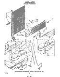 UNIT Diagram and Parts List for ET18XKXRWR2  Whirlpool Refrigerator