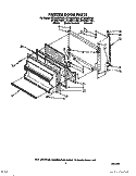 FREEZER DOOR Diagram and Parts List for ET18NKYYN01  Whirlpool Refrigerator