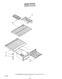 SHELF Diagram and Parts List for ET18SKRSW02  Whirlpool Refrigerator