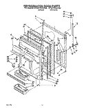 REFRIGERATOR DOOR, LIT/OPTIONAL Diagram and Parts List for ET20PKXAN00  Whirlpool Refrigerator