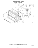 FREEZER DOOR Diagram and Parts List for ET18EKXPWR0  Whirlpool Refrigerator