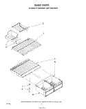 SHELF Diagram and Parts List for ET18JMYSN05  Whirlpool Refrigerator