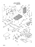 UNIT Diagram and Parts List for GD22SFXHS02  Whirlpool Refrigerator
