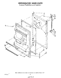 REFRIGERATOR DOOR, NOT ILLUSTRATED Diagram and Parts List for ET18JMXRWR3  Whirlpool Refrigerator