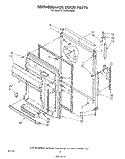 REFRIGERATOR DOOR Diagram and Parts List for ET22DMXSW00  Whirlpool Refrigerator