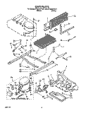 UNIT Diagram and Parts List for ET20RKYYW11  Whirlpool Refrigerator