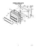 FREEZER DOOR Diagram and Parts List for ET20NKXXN01  Whirlpool Refrigerator