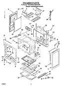 CHASSIS PARTS Diagram and Parts List for TGS325MQ3  Estate Range
