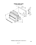 FREEZER DOOR Diagram and Parts List for ET18SCXRWR0  Whirlpool Refrigerator