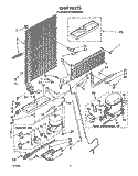 UNIT Diagram and Parts List for ET18HKXSW05  Whirlpool Refrigerator