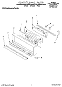 CONTROL PANEL, LIT/OPTIONAL Diagram and Parts List for KEBS277BBL2  KitchenAid Wall Oven