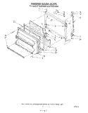FREEZER DOOR Diagram and Parts List for ET18JKYSN05  Whirlpool Refrigerator
