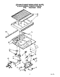 COMPARTMENT SEPARATOR Diagram and Parts List for ET20ZKXZN10  Whirlpool Refrigerator