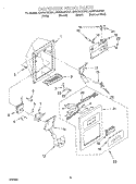 DISPENSER FRONT Diagram and Parts List for GS6SHAXKQ01  Whirlpool Refrigerator