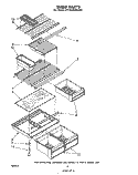 SHELF Diagram and Parts List for ET18CKXMWR1  Whirlpool Refrigerator