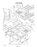 SHELF , LIT/OPTIONAL Diagram and Parts List for ET20DKXVF06  Whirlpool Refrigerator