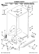 CABINET PARTS Diagram and Parts List for GS6SHEXNQ04  Whirlpool Refrigerator