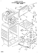 LINER Diagram and Parts List for ET20NMXDN01  Whirlpool Refrigerator