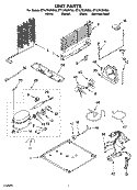 UNIT PARTS Diagram and Parts List for ET1LFKXKS03  Whirlpool Refrigerator