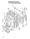 REFRIGERATOR DOOR Diagram and Parts List for ET22DKXAB04  Whirlpool Refrigerator