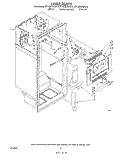 LINER Diagram and Parts List for ET18GKXWG10  Whirlpool Refrigerator