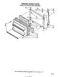 FREEZER DOOR Diagram and Parts List for ET18JMYSF01  Whirlpool Refrigerator